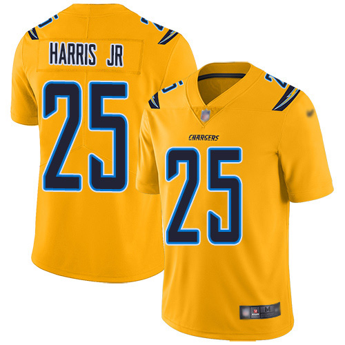 Los Angeles Chargers #25 Chris Harris Jr Gold Youth Stitched Limited Inverted Legend Jersey Youth cheap jerseys for sale - CheapJerseys.Shop