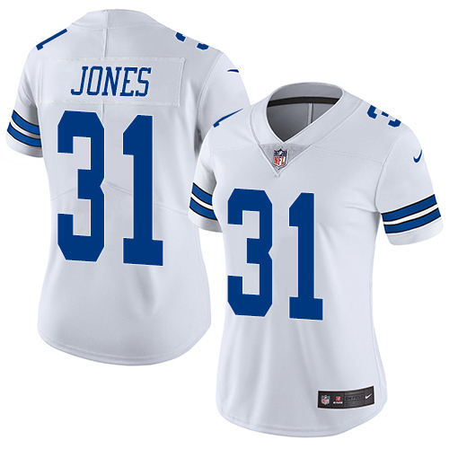 Dallas Cowboys #31 Byron Jones White Women's Stitched Vapor Untouchable Limited Jersey Womens cheap jerseys for sale - CheapJerseys.Shop