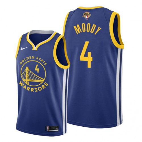 Golden State Warriors #4 Moses Moody Blue Mens 2022 Finals Jersey Mens cheap jerseys for sale - CheapJerseys.Shop