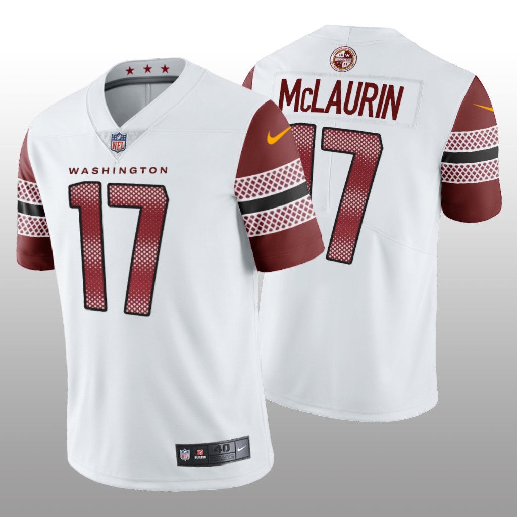Washington Commanders #17 Terry McLaurin Men's Vapor Limited Jersey - White cheap jerseys for sale - CheapJerseys.Shop