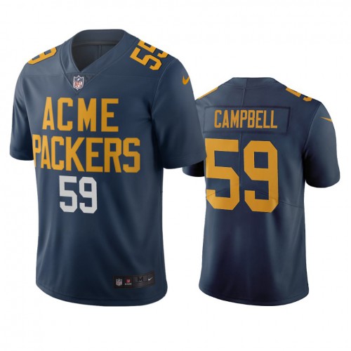 Green Bay Packers #59 De'Vondre Campbell Navy Men's Stitched Limited City Edition Jersey Men's cheap jerseys for sale - CheapJerseys.Shop