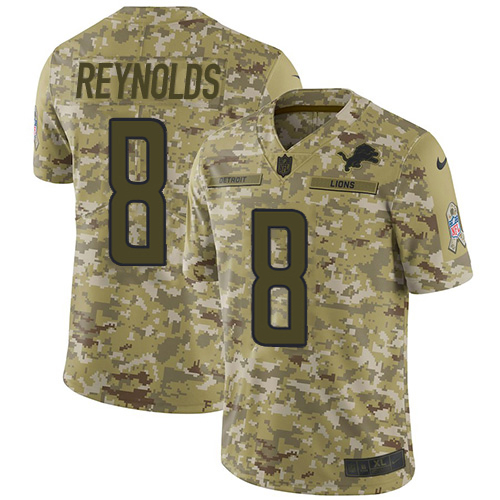 Lions #8 Josh Reynolds Camo Youth Stitched Limited 2018 Salute To Service Jersey cheap jerseys for sale - CheapJerseys.Shop