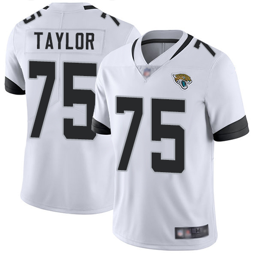 Jacksonville Jaguars #75 Jawaan Taylor White Men's Stitched Vapor Untouchable Limited Jersey Men's cheap jerseys for sale - CheapJerseys.Shop