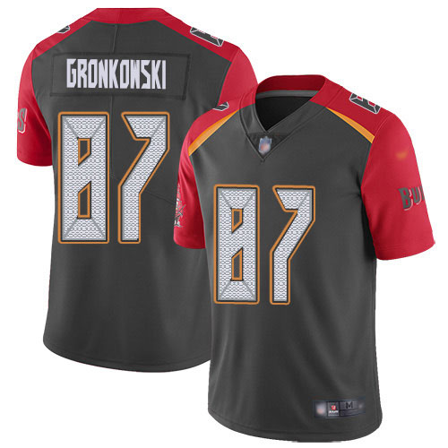 Buccaneers #87 Rob Gronkowski Gray Youth Stitched Limited Inverted Legend Jersey cheap jerseys for sale - CheapJerseys.Shop