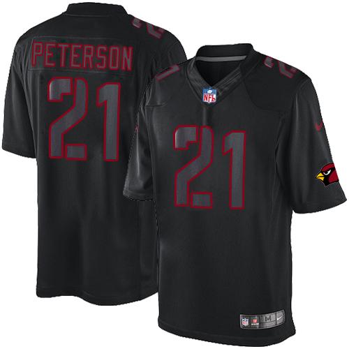 Cardinals #21 Patrick Peterson Black Men's Stitched Impact Limited Jersey cheap jerseys for sale - CheapJerseys.Shop