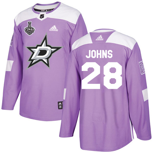 Dallas Stars #28 Stephen Johns Purple Authentic Fights Cancer 2020 Stanley Cup Final Stitched Jersey Men's cheap jerseys for sale - CheapJerseys.Shop