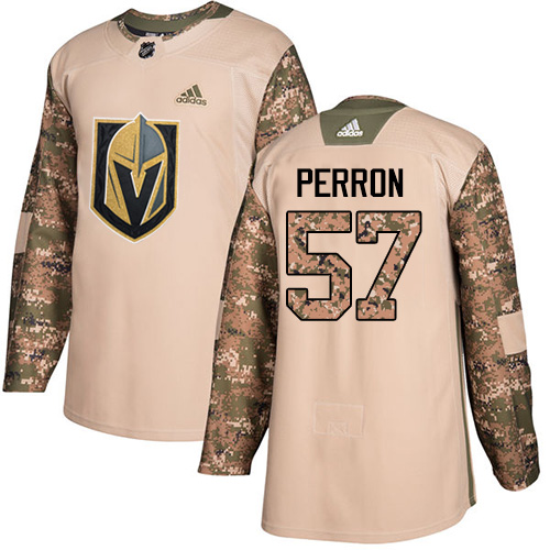Golden Vegas Golden Knights #57 David Perron Camo Authentic 2017 Veterans Day Stitched Youth Jersey Youth cheap jerseys for sale - CheapJerseys.Shop