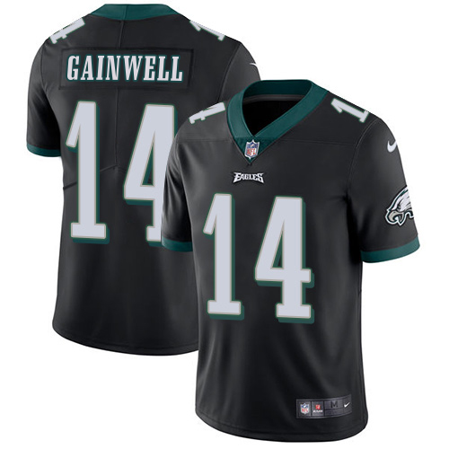 Eagles #14 Kenneth Gainwell Black Alternate Men's Stitched Vapor Untouchable Limited Jersey cheap jerseys for sale - CheapJerseys.Shop
