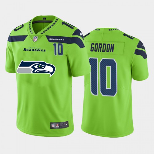 Seattle Seattle Seahawks #10 Josh Gordon Green Men's Big Team Logo Player Vapor Limited Jersey Men's cheap jerseys for sale - CheapJerseys.Shop