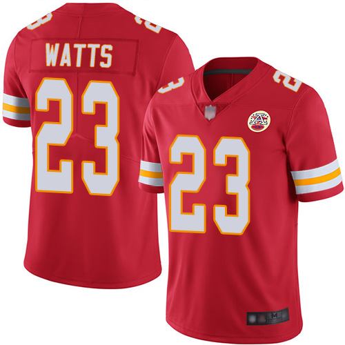Kansas City Chiefs #23 Armani Watts Red Team Color Men's Stitched Vapor Untouchable Limited Jersey Men's cheap jerseys for sale - CheapJerseys.Shop