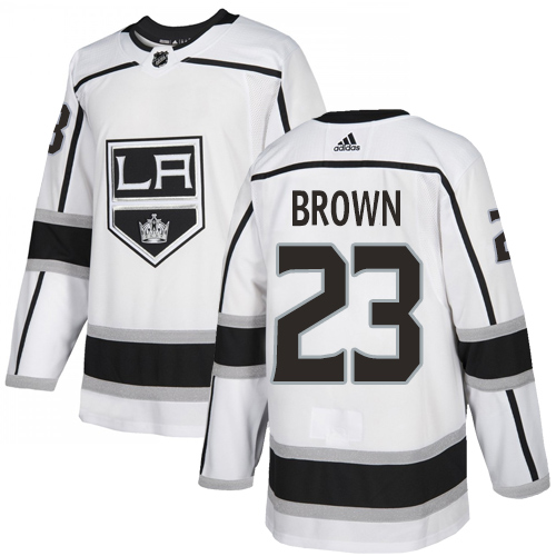 Los Angeles Kings #23 Dustin Brown White Road Authentic Stitched Jersey Men's cheap jerseys for sale - CheapJerseys.Shop