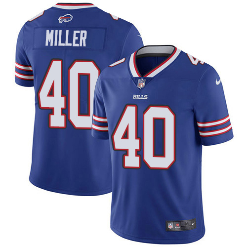 Bills #40 Von Miller Royal Blue Team Color Youth Stitched Vapor Untouchable Limited Jersey cheap jerseys for sale - CheapJerseys.Shop