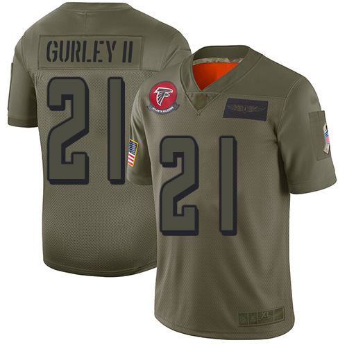 Atlanta Falcons #21 Todd Gurley II Camo Men's Stitched Limited 2019 Salute To Service Jersey Men's cheap jerseys for sale - CheapJerseys.Shop
