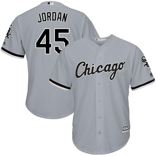 Chicago White Sox #45 Michael Jordan Grey Road Cool Base Stitched Youth Jersey Youth cheap jerseys for sale - CheapJerseys.Shop
