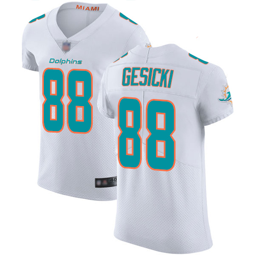 Dolphins #88 Mike Gesicki White Men's Stitched Vapor Untouchable Elite Jersey cheap jerseys for sale - CheapJerseys.Shop
