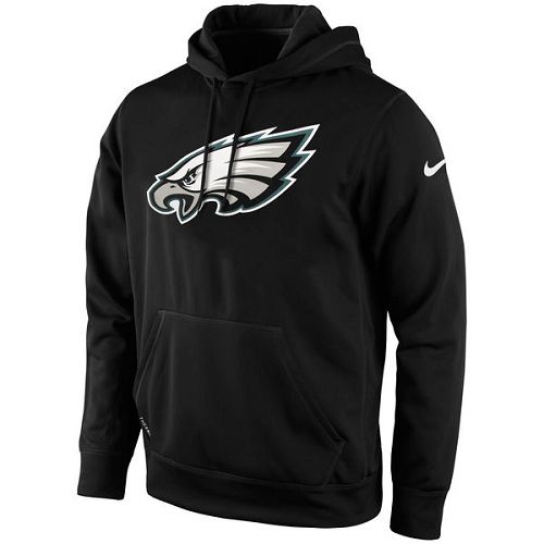 Men's Philadelphia Eagles Black KO Logo Essential Hoodie cheap jerseys for sale - CheapJerseys.Shop