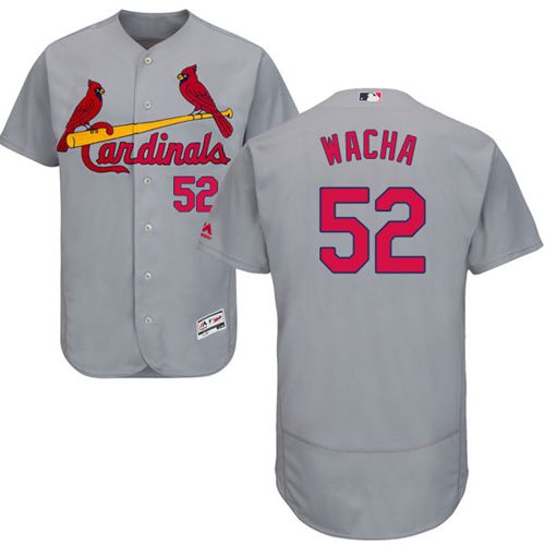 St.Louis Cardinals #52 Michael Wacha Grey Flexbase Authentic Collection Stitched Jersey Men's cheap jerseys for sale - CheapJerseys.Shop