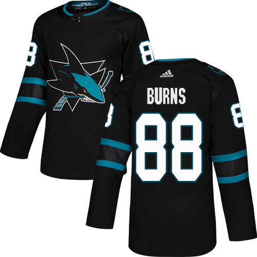 San Jose Sharks #88 Brent Burns Black Alternate Authentic Stitched Youth Jersey Youth cheap jerseys for sale - CheapJerseys.Shop
