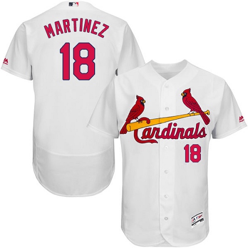 St.Louis Cardinals #18 Carlos Martinez White Flexbase Authentic Collection Stitched Jersey Men's cheap jerseys for sale - CheapJerseys.Shop