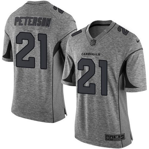 Cardinals #21 Patrick Peterson Gray Men's Stitched Limited Gridiron Gray Jersey cheap jerseys for sale - CheapJerseys.Shop