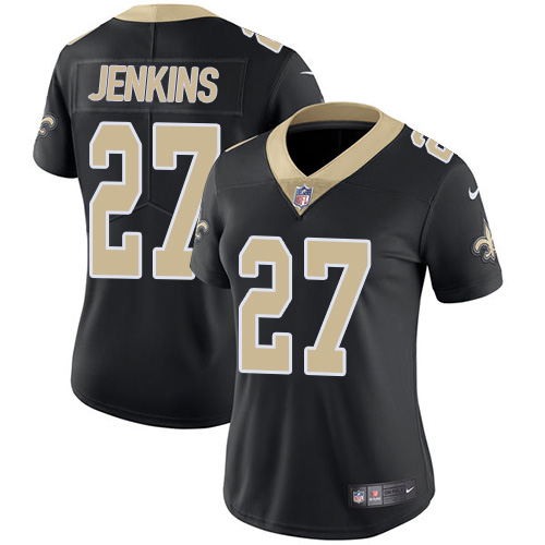 New Orleans Saints #27 Malcolm Jenkins Black Team Color Women's Stitched Vapor Untouchable Limited Jersey Womens cheap jerseys for sale - CheapJerseys.Shop