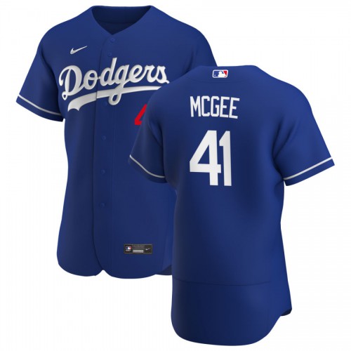 Los Angeles Los Angeles Dodgers #41 Jake McGee Men's Royal Alternate 2020 Authentic Player Jersey Men's cheap jerseys for sale - CheapJerseys.Shop