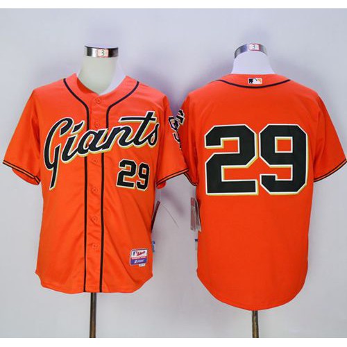 San Francisco Giants #29 Jeff Samardzija Orange Alternate Cool Base Stitched Jersey Men's cheap jerseys for sale - CheapJerseys.Shop