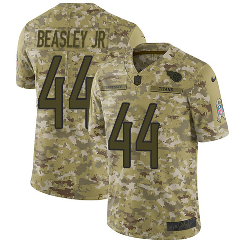 Tennessee Titans #44 Vic Beasley Jr Camo Men's Stitched Limited 2018 Salute To Service Jersey Men's cheap jerseys for sale - CheapJerseys.Shop