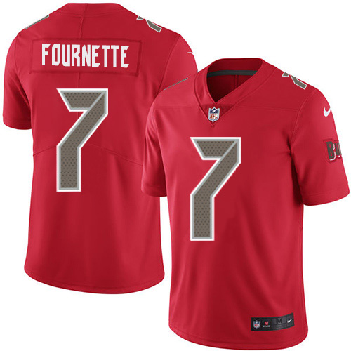 Tampa Bay Buccaneers #7 Leonard Fournette Red Youth Stitched Limited Rush Jersey cheap jerseys for sale - CheapJerseys.Shop