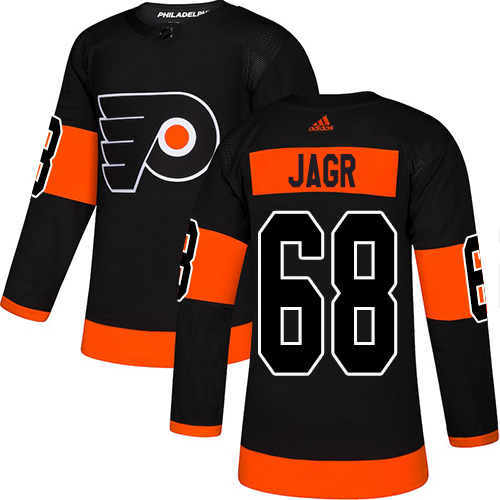 Philadelphia Flyers #68 Jaromir Jagr Black Alternate Authentic Stitched Jersey Men's cheap jerseys for sale - CheapJerseys.Shop