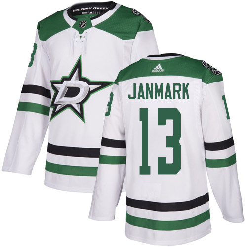 Dallas Stars #13 Mattias Janmark White Road Authentic Youth Stitched Jersey Youth cheap jerseys for sale - CheapJerseys.Shop