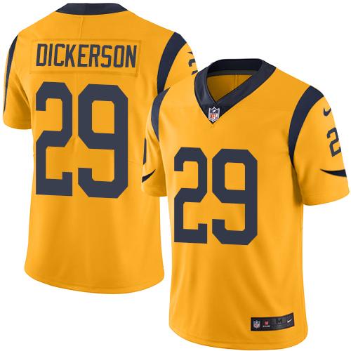 Rams #29 Eric Dickerson Gold Men's Stitched Limited Rush Jersey cheap jerseys for sale - CheapJerseys.Shop