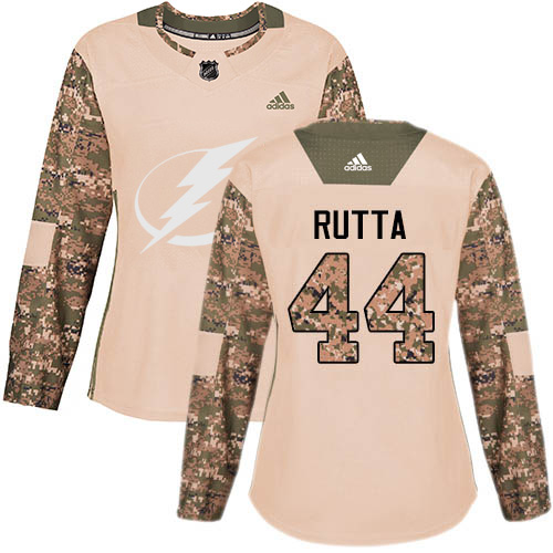 Tampa Bay Lightning #44 Jan Rutta Camo Authentic 2017 Veterans Day Women's Stitched Jersey Womens cheap jerseys for sale - CheapJerseys.Shop