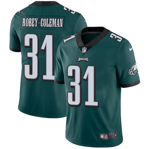 Philadelphia Eagles #31 Nickell Robey-Coleman Green Team Color Youth Stitched Vapor Untouchable Limited Jersey Youth cheap jerseys for sale - CheapJerseys.Shop
