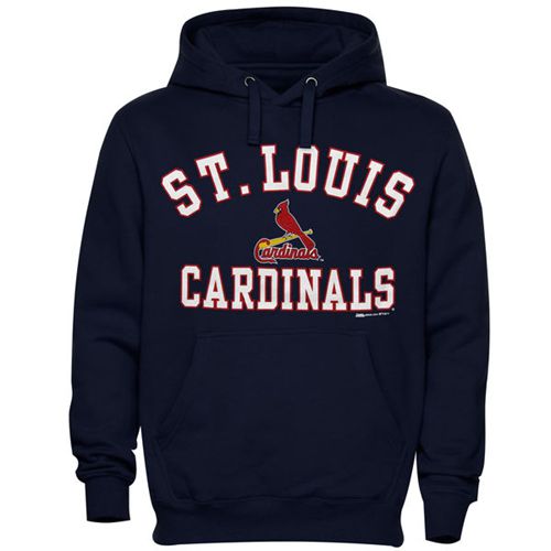 St.Louis Cardinals Fastball Fleece Pullover Navy Blue Hoodie cheap jerseys for sale - CheapJerseys.Shop