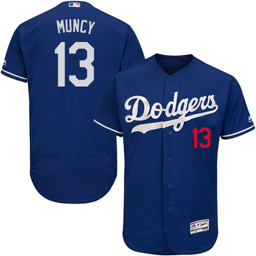 Los Angeles Dodgers #13 Max Muncy Blue Flexbase Authentic Collection Stitched Jersey Men's cheap jerseys for sale - CheapJerseys.Shop