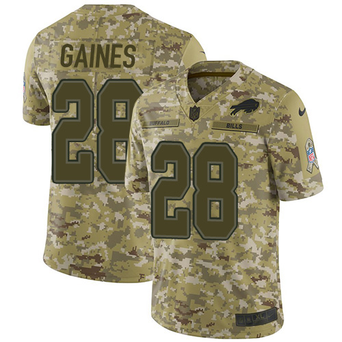 Buffalo Bills #28 E.J. Gaines Camo Men's Stitched Limited 2018 Salute To Service Jersey Men's cheap jerseys for sale - CheapJerseys.Shop