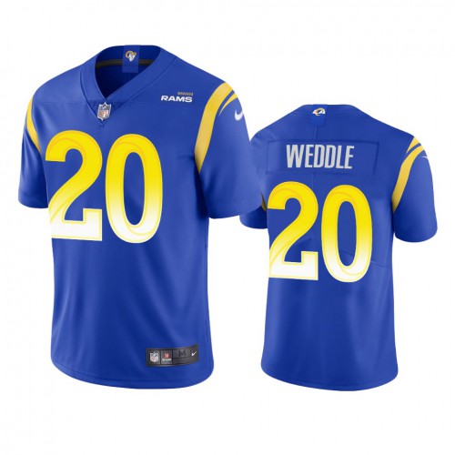 Los Angeles Los Angeles Rams #20 Eric Wddle Men's Vapor Limited Jersey - Royal Men's cheap jerseys for sale - CheapJerseys.Shop