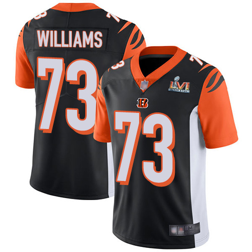 Cincinnati Bengals #73 Jonah Williams Black Team Color Super Bowl LVI Patch Youth Stitched Vapor Untouchable Limited Jersey Youth cheap jerseys for sale - CheapJerseys.Shop