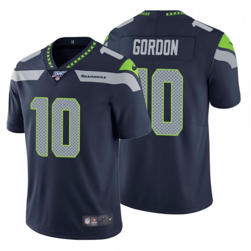 Seattle Seahawks #10 Josh Gordon Navy Men's Vapor Untouchable Limited 100 Jersey Men's cheap jerseys for sale - CheapJerseys.Shop