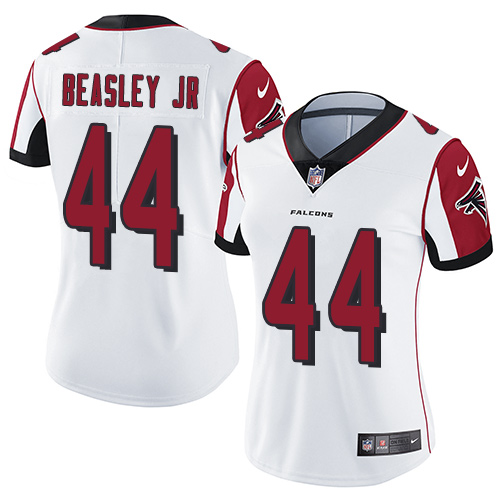 Atlanta Falcons #44 Vic Beasley Jr White Women's Stitched Vapor Untouchable Limited Jersey Womens cheap jerseys for sale - CheapJerseys.Shop