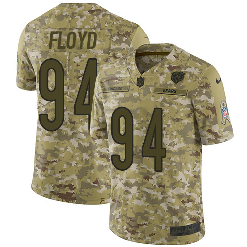 Chicago Bears #94 Leonard Floyd Camo Men's Stitched Limited 2018 Salute To Service Jersey Men's cheap jerseys for sale - CheapJerseys.Shop