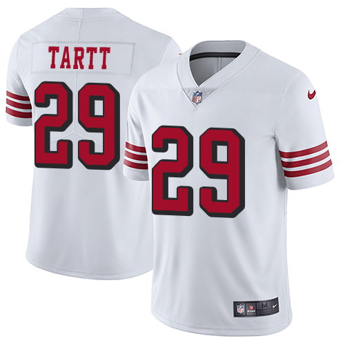 San Francisco 49ers #29 Jaquiski Tartt White Rush Youth Stitched Vapor Untouchable Limited Jersey Youth cheap jerseys for sale - CheapJerseys.Shop