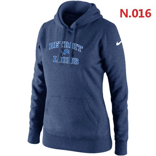 Women's Detroit Lions Heart & Soul Pullover Hoodie Dark Blue cheap jerseys for sale - CheapJerseys.Shop