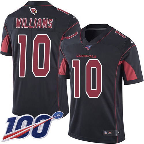 Arizona Cardinals #10 Chad Williams Black Men's Stitched Limited Rush 100th Season Jersey Men's cheap jerseys for sale - CheapJerseys.Shop