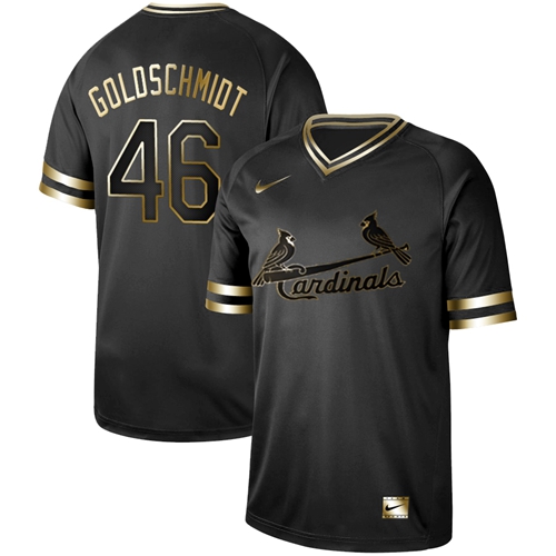 St.Louis Cardinals #46 Paul Goldschmidt Black Gold Authentic Stitched Jersey Men's cheap jerseys for sale - CheapJerseys.Shop