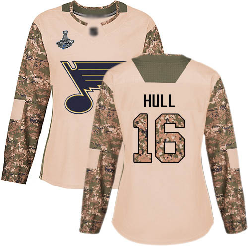 St. Louis Blues #16 Brett Hull Camo Authentic 2017 Veterans Day Stanley Cup Champions Women's Stitched Jersey Womens cheap jerseys for sale - CheapJerseys.Shop
