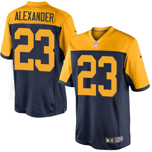 Packers #23 Jaire Alexander Navy Blue Alternate Youth Stitched New Limited Jersey cheap jerseys for sale - CheapJerseys.Shop