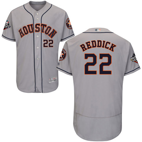 Houston Astros #22 Josh Reddick Grey Flexbase Authentic Collection 2019 World Series Bound Stitched Jersey Men's cheap jerseys for sale - CheapJerseys.Shop