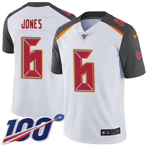 Buccaneers #6 Julio Jones White Youth Stitched 100th Season Vapor Untouchable Limited Jersey cheap jerseys for sale - CheapJerseys.Shop